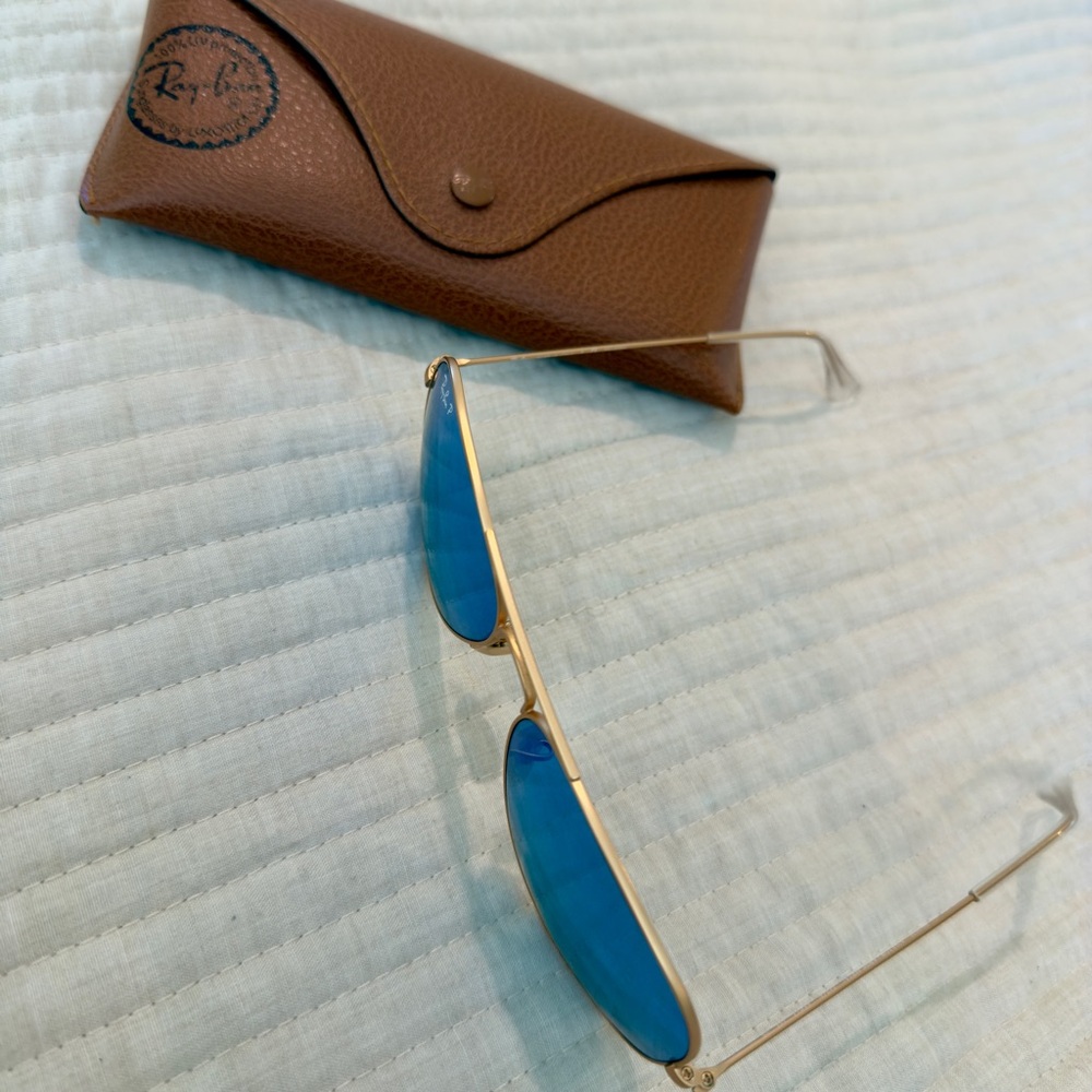 Ray-Ban Aviator Flash Lenses 55mm Sunglasses - Picture 3 of 4